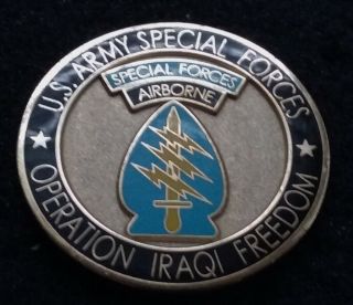Rare Nypd Nyfd Usasoc Asoc Army Special Forces Socom Operations Challenge Coin