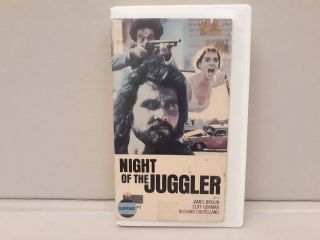 Night Of The Juggler (1980 Thriller) Rare/oop Vhs James Brolin