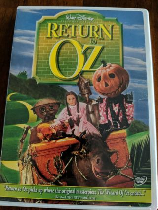 Return To Oz Walt Disney Dvd (2004) Wizard Of Oz Rare With Insert