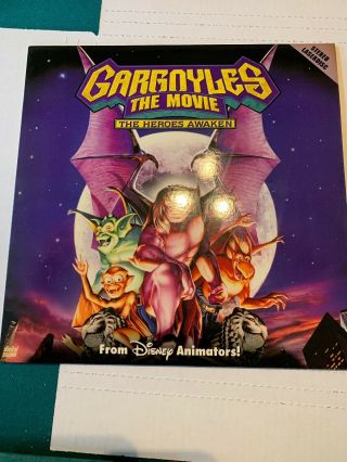 Gargoyles: The Movie: The Heroes Awaken 1994 Disney Rare Laserdisc Animation `
