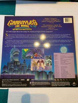Gargoyles: The Movie: The Heroes Awaken 1994 Disney Rare Laserdisc Animation ` 2