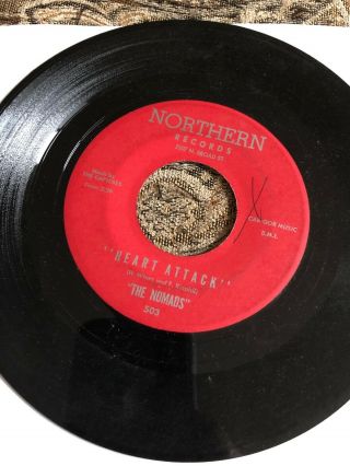 Rare Northern Soul 45 The Nomads Heart Attack You’re The Only One On Northern