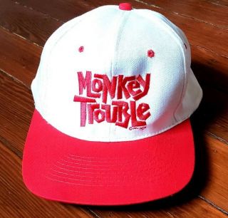 Rare 1994 Monkey Trouble Movie Promo Hat - Thora Birch Harvey Keitel Mimi Rogers