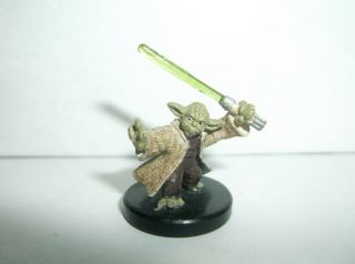 Yoda,  Jedi Master Rare W/card Combined Wotc Star Wars Miniatures Game