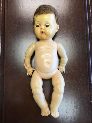 Rare Vintage American Character Tiny Tears 14 Inch Doll.