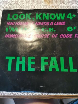 Rare,  The Fall (mark E Smith) - Look Know /i 