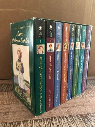 Rare The Complete Anne Of Green Gables By L.  M.  Montgomery 8 Volume Gift Set