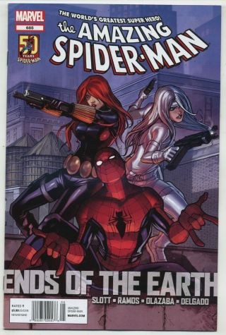 Spider - Man 685 Rare Newsstand Cover