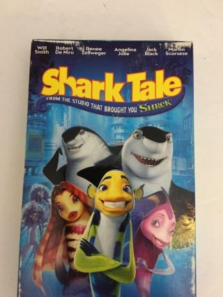 Dreamworks Shark Tale VHS PG 2005 - - RARE VINTAGE COLLECTIBLE - SHIPS N 24 HRS 2