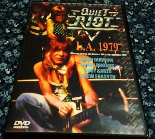 Quiet Riot / 1979 Usa / Rare Live Import / 1dvd / Randy Rhoads
