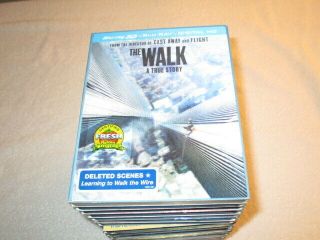 3d Blu Ray Movie The Walk A True Story W/rare Outer Sleeve 3d