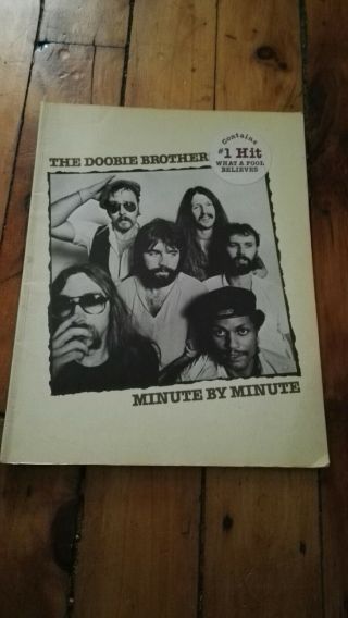 The Doobie Brothers Minute By Minute Songbook Rare Paperback Guitar Tab Book