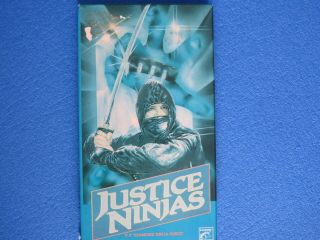 Justice Ninja (diamond Ninja Force) Vhs G Mega Rare French Ntsc Martial Arts
