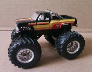 Rare Hot Wheels Monster Jam King Krunch Retro Vintage Body 1:64 Monster Truck