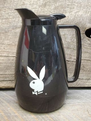 Vintage Rare Playboy Bunny Club Thermo - Serv Insulated Hot/cold Beverage Pitcher