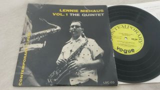 Lennie Niehaus Vol 1.  The Quintet - Rare 1950 