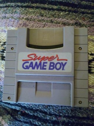 Rare Snes Nintendo Game Boy Gameboy Cartridge Adapter 1994 Vgc