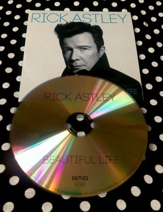 Rick Astley - Life Rare 5 Track Promo Cd Album Sampler In Cardsleeve