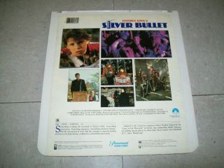 Silver Bullet CED Videodisc RARE 2