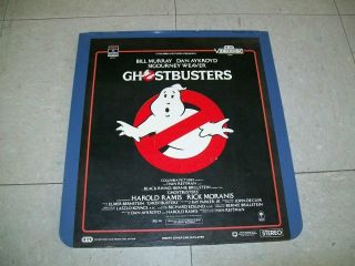 Ghostbusters Ced Videodisc Rare