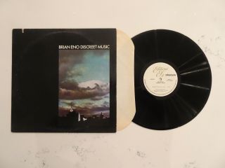 Vg,  Brian Eno Discreet Music Lp Rare 1983 Obscure Editions Eg Press Ambient