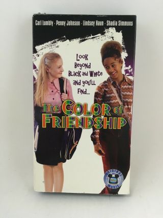 Rare The Color Of Friendship Oop Disney Channel Movie Vhs Only 2000