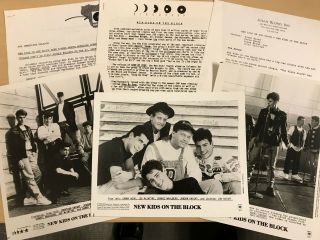 Kids On The Block; Nkotb; Press Kit; Bio; Photo; Lot; Rare; Vintage; 6 Piece