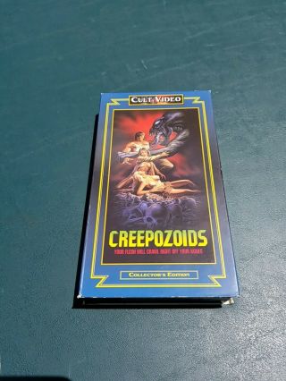 Creepozoids 1987 Rare Cult Video Horror Vhs Horror Comedy