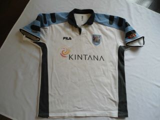Vintage Rare Cardiff Wales Fila Rugby Jersey Shirt Size 2 Xl