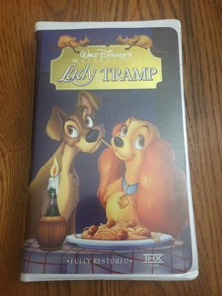 Lady And The Tramp Disney Masterpiece Rare Vhs
