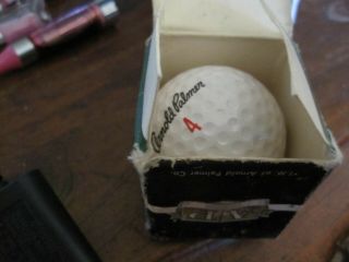 Rare Arnold Palmer Steel Center Signature Golf Ball