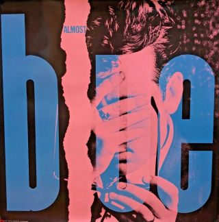 Elvis Costello Almost Blue 1981 Promo Poster True Vintage Vg Rare