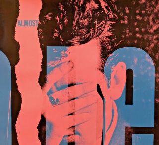 Elvis Costello Almost Blue 1981 Promo Poster True Vintage VG RARE 2