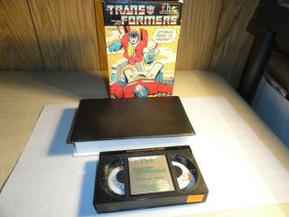 Rare Vintage 1984 The Transformers Divide And Conquer Beta Video Cassette Tape