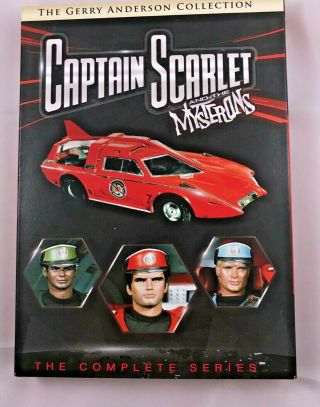 Captain Scarlet And The Mysterons Series Dvd With Rare Slipcover Gerry Anderson