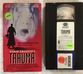 Trauma (vhs,  1992) Rare Horror Collectible Cult Oop