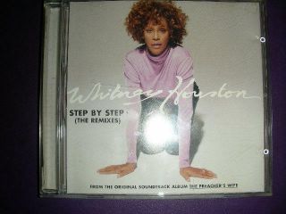 Rare Whitney Houston Step By Step (the Remixes) Cd 1997 Arista