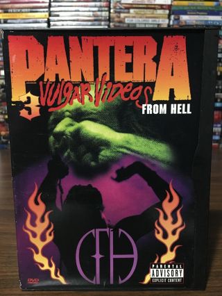 Pantera: 3 Vulgar Videos From Hell (dvd) Snapcase Rare