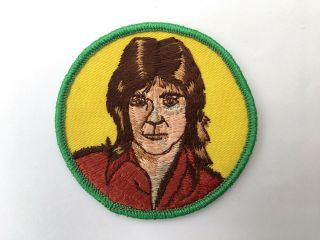 David Cassidy Cloth Sewn Patch Badge 70s Pop Star Rare Embroidered 76mm