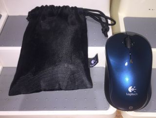 Logitech Bluetooth Cordless Laser Mouse Blue M - Rcq142 (no Usb Receiver) - Rare