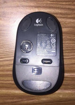 Logitech Bluetooth Cordless Laser Mouse Blue M - RCQ142 (No USB Receiver) - Rare 2