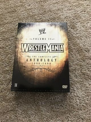 Wwe - Wrestlemania Anthology: Vol.  2 (dvd,  2005,  5 - Disc Set) 6 - 10 Rare,  Oop