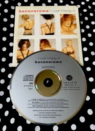 Bananarama - I Can’t Help It Rare 1988 Cd Single S/a/w Pwl