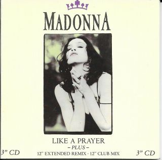 Madonna - Like A Prayer Rare 3 " Cd