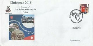 2018 Cuba - Rare Centenary Of The Salvation Army In Cuba (postmarked Bethlehem)