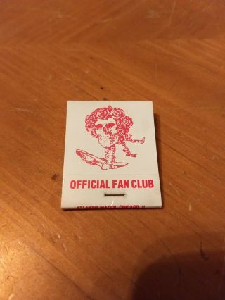 Vintage Grateful Dead Official Fan Club Matches Rare