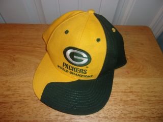 Green Bay Packers World Champions Rare Vintage Hat Cap