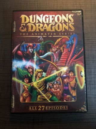 Dungeons Dragons - The Complete Animated Series (dvd,  2009,  5 - Disc Set) Rare