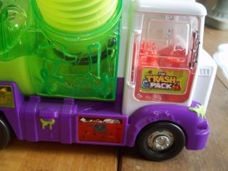 The Trash Pack Sewer Garbage Truck Moose Toys Green Purple White Rare HTF 4