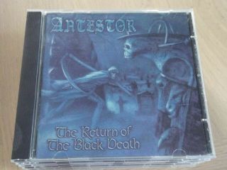 Antestor - The Return Of The Black Death 1998 Cd Black Metal Rare